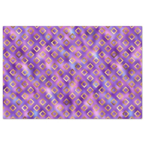 Purple and Gold Series Design 19 Tissue Paper