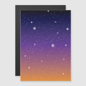 Purple and Gold Starry Sunset Sky (Front/Back)