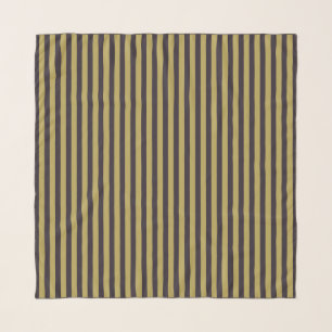 Purple and Gold Stripes Scarf