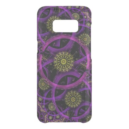 Purple and Golden Circles Uncommon Samsung Galaxy S8 Case