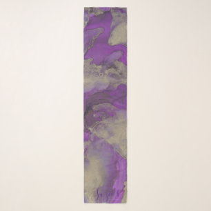 Purple and Golds Scarf