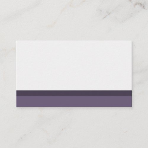Purple and gray Place Cards Business Cards
