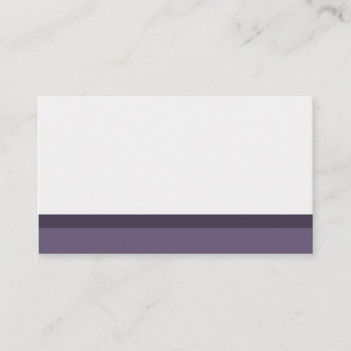 Customizable Purple and gray Place Cards Business Cards