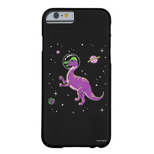 Purple And Green Corythosaurus Dinos In Space Barely There iPhone 6 Case