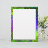 purple and green Galaxy Nebula space image. (Standing Front)