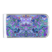 Purple and Green Geode Inspired Art