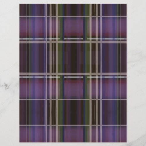 Purple and Green plaid