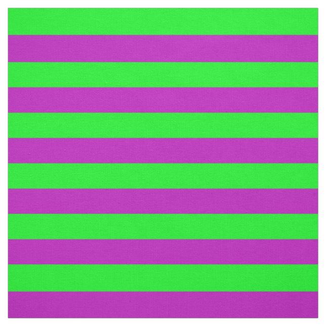 Purple and Green Stripes Fabric (Swatch)