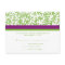 Purple and Green Wedding RSVP