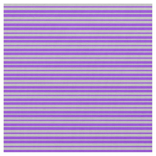 Purple and Grey Stripes/Lines Pattern Fabric (Close Up)