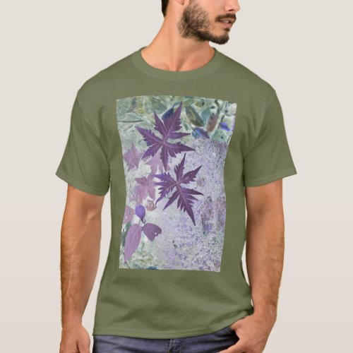 Purple and heather pastel shade  T_Shirt
