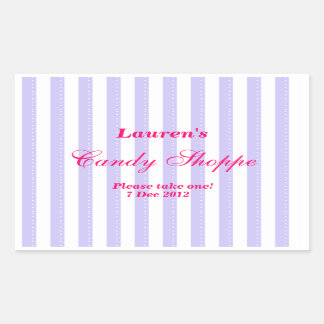 Purple and hot pink Candy Shoppe Sticker