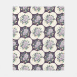 Purple and lavender baby blanket