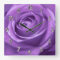 Purple and Lavender Rose Clock