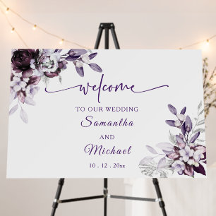 Purple and Lavender Silver Foam Board