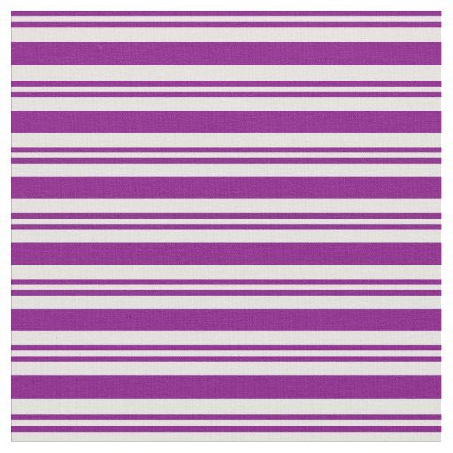 Purple and Light Cyan Stripes Fabric