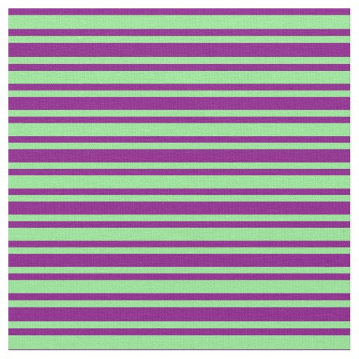Purple and Light Green Striped Pattern Fabric