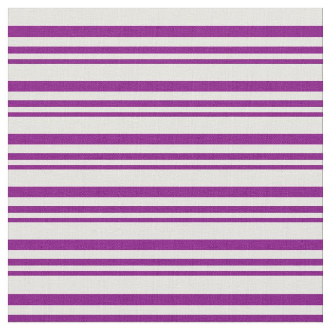 Purple and Light Yellow Lines Fabric (Close Up)