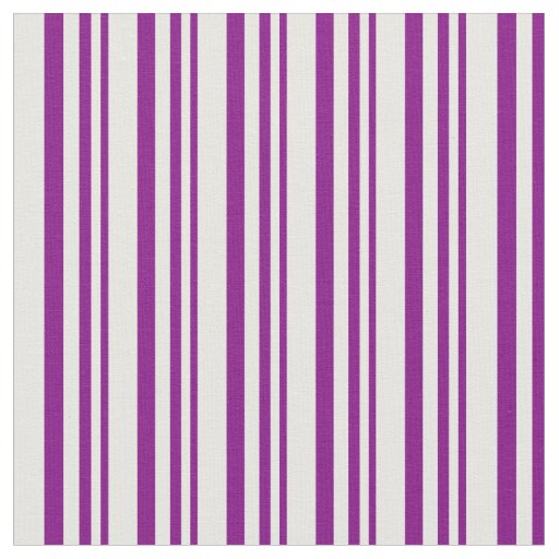 Purple and Mint Cream Colored Pattern Fabric