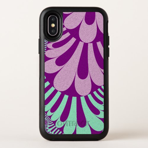 Purple and Mint Green Loop OtterBox Symmetry iPhone X Case