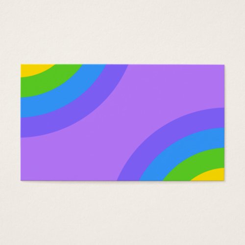 Purple and Multicolor Abstract. Business Card