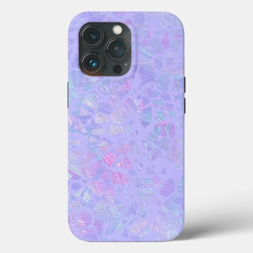 Purple and Multicolor Flakes iPhone 13 Pro Case