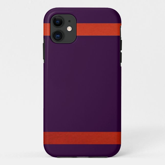 Purple and Orange -Design 1 Case-Mate iPhone Case (Back)