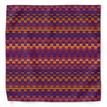 Purple and Orange Glitch Stripes Cool Psychedelic