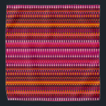 Purple and Orange Glitch Stripes Cool Psychedelic Bandana<br><div class="desc">Abstract stripped design with bold shades of colors. Main colors of this glitch pattern : purple and orange.</div>