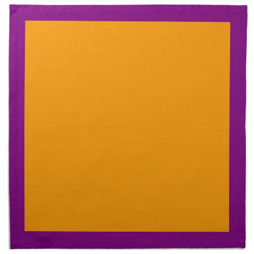 Purple and Orange Napkins