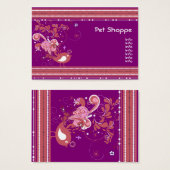 Purple and Pink Abstract Bird (Front & Back)