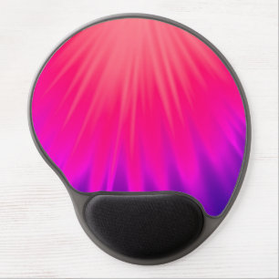 Purple and Pink Abstract Gel Mouse Pad