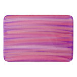 Purple and Pink Brushstrokes Bath Mat