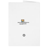 purple and pink cat blank card pop art style (Back)