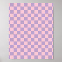 Purple And Pink Checkerboard