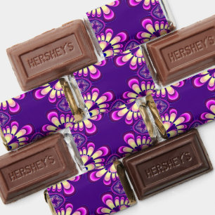 Purple and Pink Flower Hershey's Miniatures