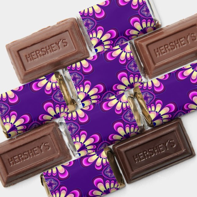 Purple and Pink Flower Hershey's Miniatures (Assorted)