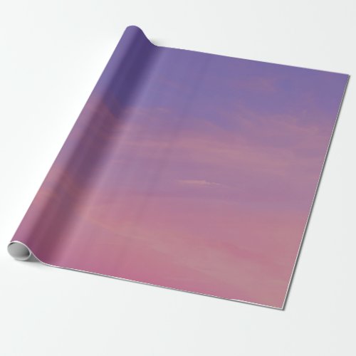 Purple and Pink Gradient Sunset Wrapping Paper