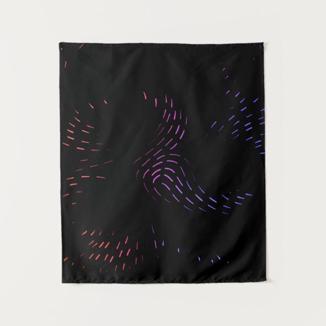 Purple and pink lights tapestry (Front)