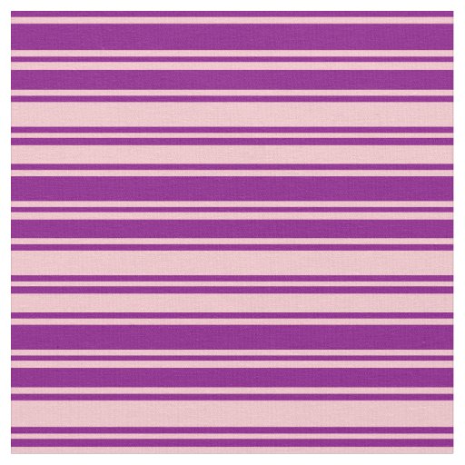 Purple and Pink Lined Pattern Fabric
