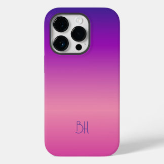 Purple and pink ombre background Case-Mate iPhone 14 pro case