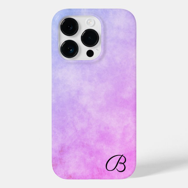 Purple and Pink Personalized Phone Case (Back)