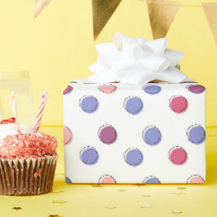 Purple and Pink Polka Dots Wrapping Paper