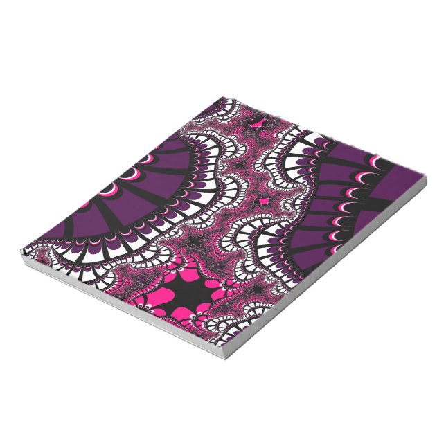 Purple and Pink Remix Notepad (Rotated)