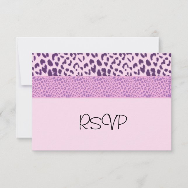 Purple and Pink RSVP (Front)