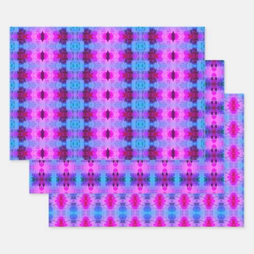 Purple and Pink Shelf Liner Or Drawer Liners Wrapping Paper Sheets