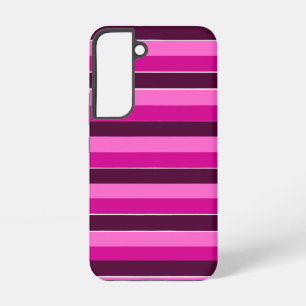 Purple and Pink Stripes  Samsung Galaxy S22 Case