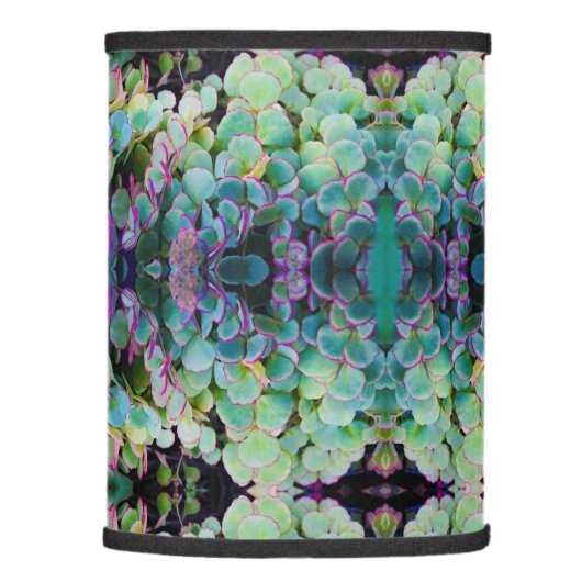 Purple and Pink Succulent Lamp Shade (Right)
