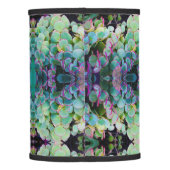 Purple and Pink Succulent Lamp Shade (Back)