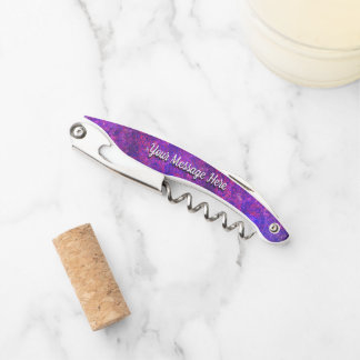 Purple and Pink Swirl Corkscrew